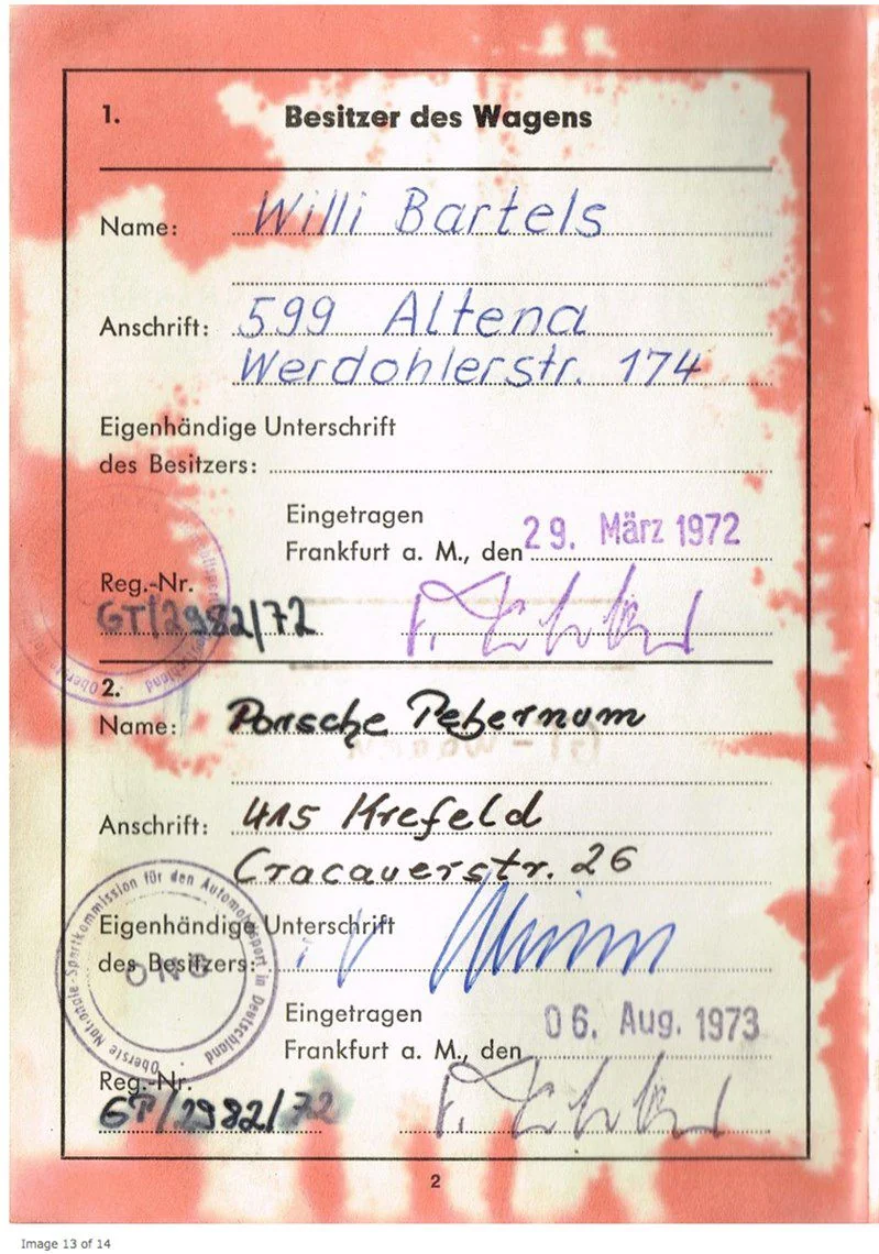 ONS Wagenpass